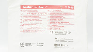 Hollister 9800 AnchorFast Guard Oral Endotracheal Tube Fastener 5.0-10.0mm